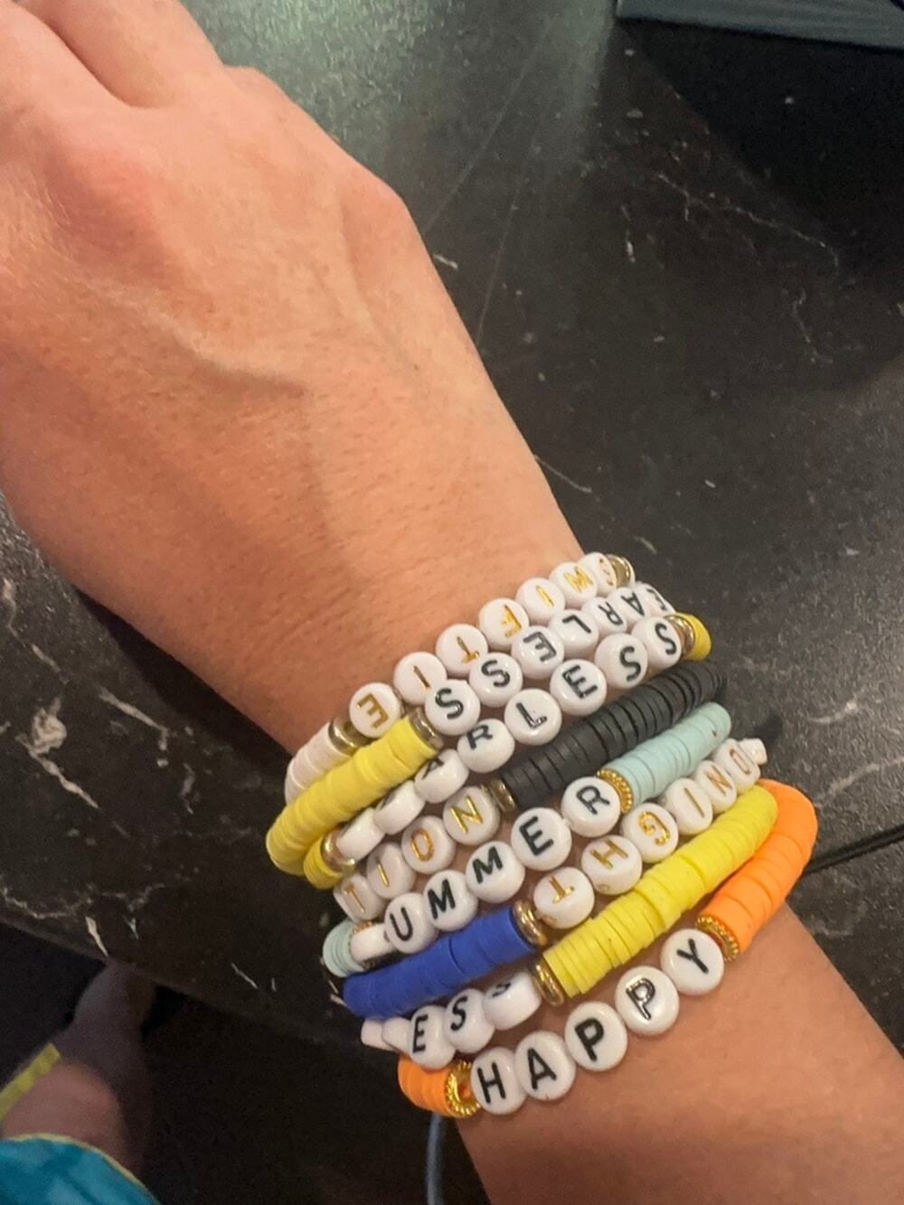 Eras Tour Friendship Bracelets Lot Fearless Midnights Swiftie Bead Bracelets